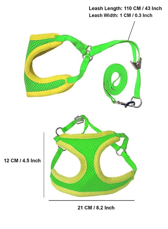 Pups&Pets سترة صدرية مبطنة ناعمة ومريحة من Pups&Pets مستوردة للكلاب الصغيرة والقطط والأرانب والجراء - أخضر - Image 3